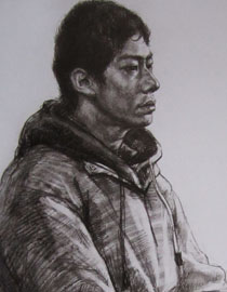 2009年清华大学美术学院素描高分试卷33（造型）