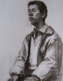 2009年清华大学美术学院素描高分试卷34（造型）