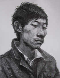 2009年中央民族大学素描优秀试卷7