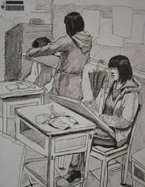2009年中央美术学院艺术设计专业优秀试卷23（速写）