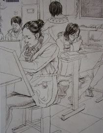 2009年中央美术学院艺术设计专业优秀试卷25（速写）