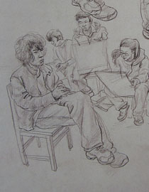 2009年中央美术学院造型艺术专业优秀试卷23（速写）