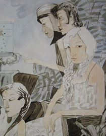2009年中央美术学院中国画专业优秀试卷11（命题创作）