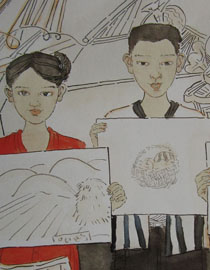 2009年中央美术学院中国画专业优秀试卷12（命题创作）