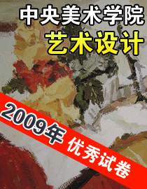 2009年中央美术学院艺术设计专业优秀试卷