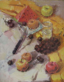 2009年中国美术学院绘画类色彩优秀试卷29