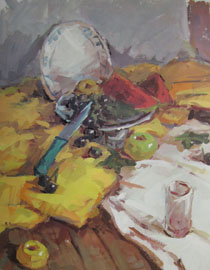 2009年中国美术学院绘画类色彩优秀试卷33