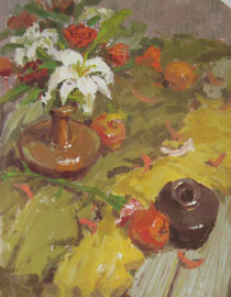 2009年中国美术学院绘画类色彩优秀试卷60
