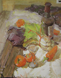 2009年中国美术学院绘画类色彩优秀试卷16