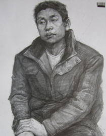 2009年中国美术学院绘画类素描优秀试卷4