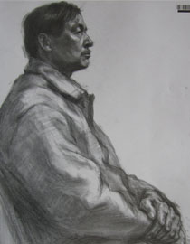 2009年中国美术学院绘画类素描优秀试卷16