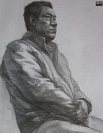 2009年中国美术学院绘画类素描优秀试卷18