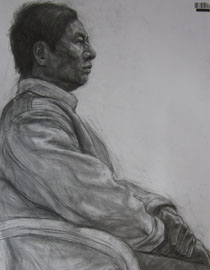 2009年中国美术学院绘画类素描优秀试卷24