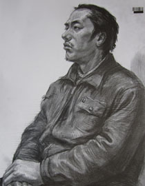2009年中国美术学院绘画类素描优秀试卷44