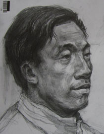 2009年中国美术学院绘画类素描优秀试卷45