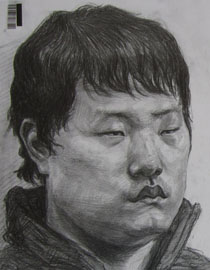 2009年中国美术学院绘画类素描优秀试卷47