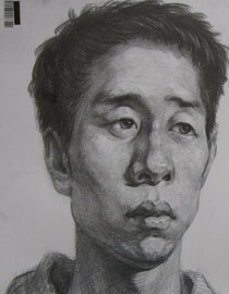 2009年中国美术学院绘画类素描优秀试卷54