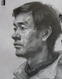 2009年中国美术学院绘画类素描优秀试卷55