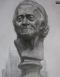 2009年中国美术学院绘画类素描优秀试卷59