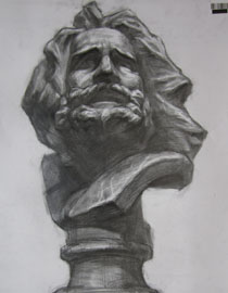 2009年中国美术学院绘画类素描优秀试卷62