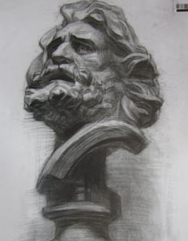2009年中国美术学院绘画类素描优秀试卷63