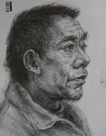 2009年中国美术学院设计类素描优秀试卷9