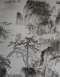 2009年中国美术学院中国画优秀试卷10（山水）