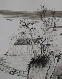2009年中国美术学院中国画优秀试卷16（山水）