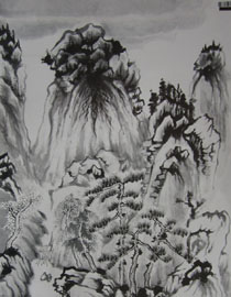 2009年中国美术学院中国画优秀试卷19（山水）