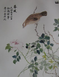 2009年中国美术学院中国画优秀试卷38（花鸟）