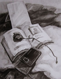 2010年清华大学美术学院素描高分试卷6（设计）