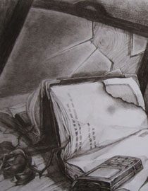 2010年清华大学美术学院素描高分试卷10（设计）