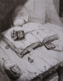 2010年清华大学美术学院素描高分试卷11（设计）