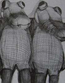 2010年江南大学素描优秀试卷4