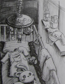 2010年江南大学素描优秀试卷7