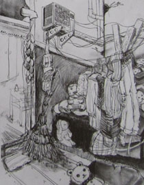 2010年江南大学素描优秀试卷12