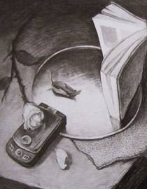 2010年清华大学美术学院素描高分试卷12（设计）
