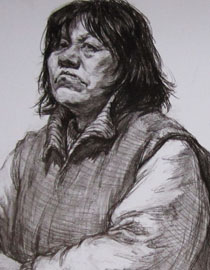 2010年清华大学美术学院素描高分试卷33（造型）