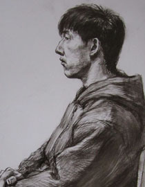 2010年清华大学美术学院素描高分试卷35（造型）
