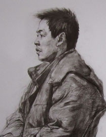 2010年清华大学美术学院素描高分试卷38（造型）