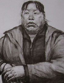 2010年清华大学美术学院素描高分试卷41（造型）