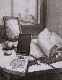2010年清华大学美术学院素描高分试卷19（设计）