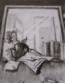 2010年清华大学美术学院素描高分试卷21（设计）