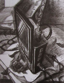 2010年清华大学美术学院素描高分试卷22（设计）
