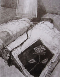 2010年清华大学美术学院素描高分试卷23（设计）