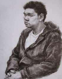 2010年清华大学美术学院素描高分试卷24（造型）