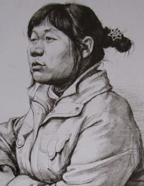 2010年清华大学美术学院素描高分试卷25（造型）