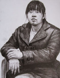2010年清华大学美术学院素描高分试卷26（造型）