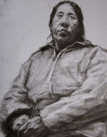2010年清华大学美术学院素描高分试卷31（造型）
