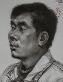 2010年四川美术学院素描优秀试卷7